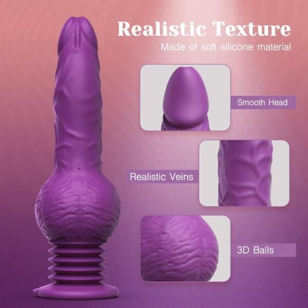 9.29 Inch Realistic Silicone Dildo - Image 5