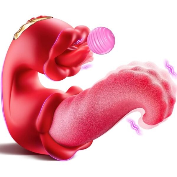 Tongue Thrusting Rose Vibrator - Image 6